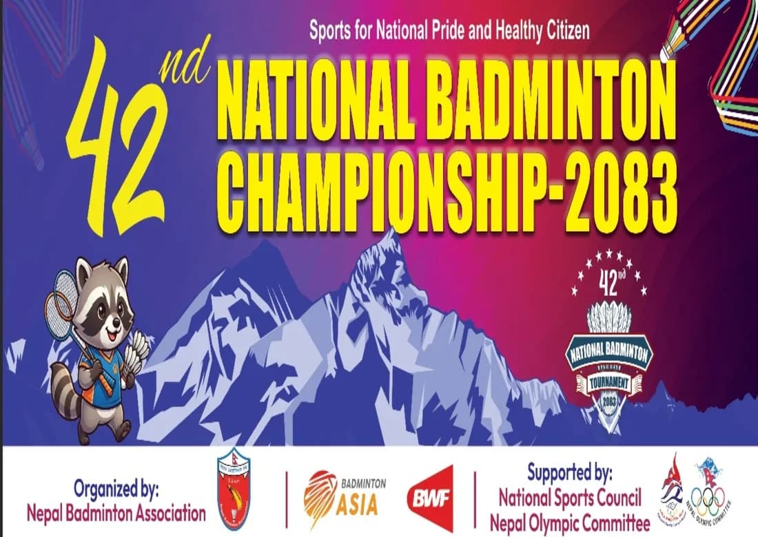 42nd National Badminton Championship 2083